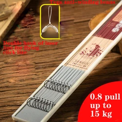 8PCs Fishing Double Hook Anti-winding Fishing Line Tie Up The Subline  Finished Product Fishing Hook Set Multifunctional