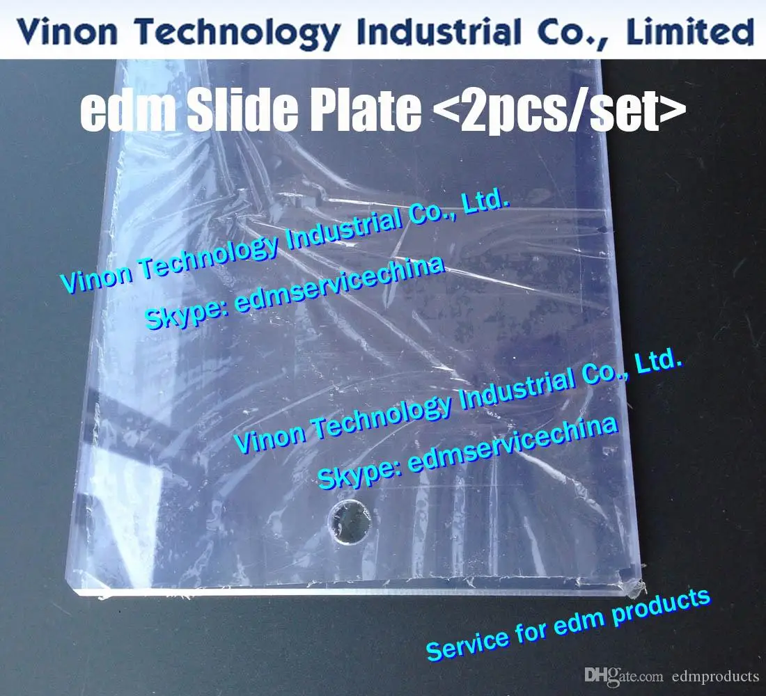 (2 قطعة/الحزمة) AQ750L edm لوحة الشريحة A + B Set L = 1500 مللي متر لآلة قطع الأسلاك Sodic k AQ750L تستخدم مادة الأكريليك الجيدة