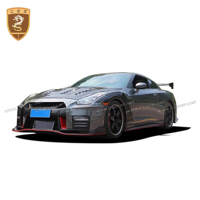 For Nissan GT GTR Body Kits Best PP Material Engine Front Rear Bumper Headlight Upgrade New Style GTR Bodykits Auto Accessories