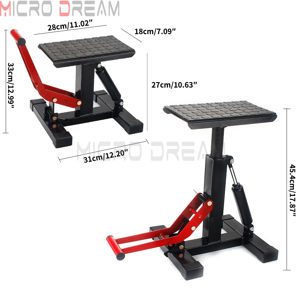 For Motorcycle Dirt Bike Enduro MX  YZF Supermoto Off-road Motocross Repair Jack Lifting Stand Stool Seat Unicersal Lift Table