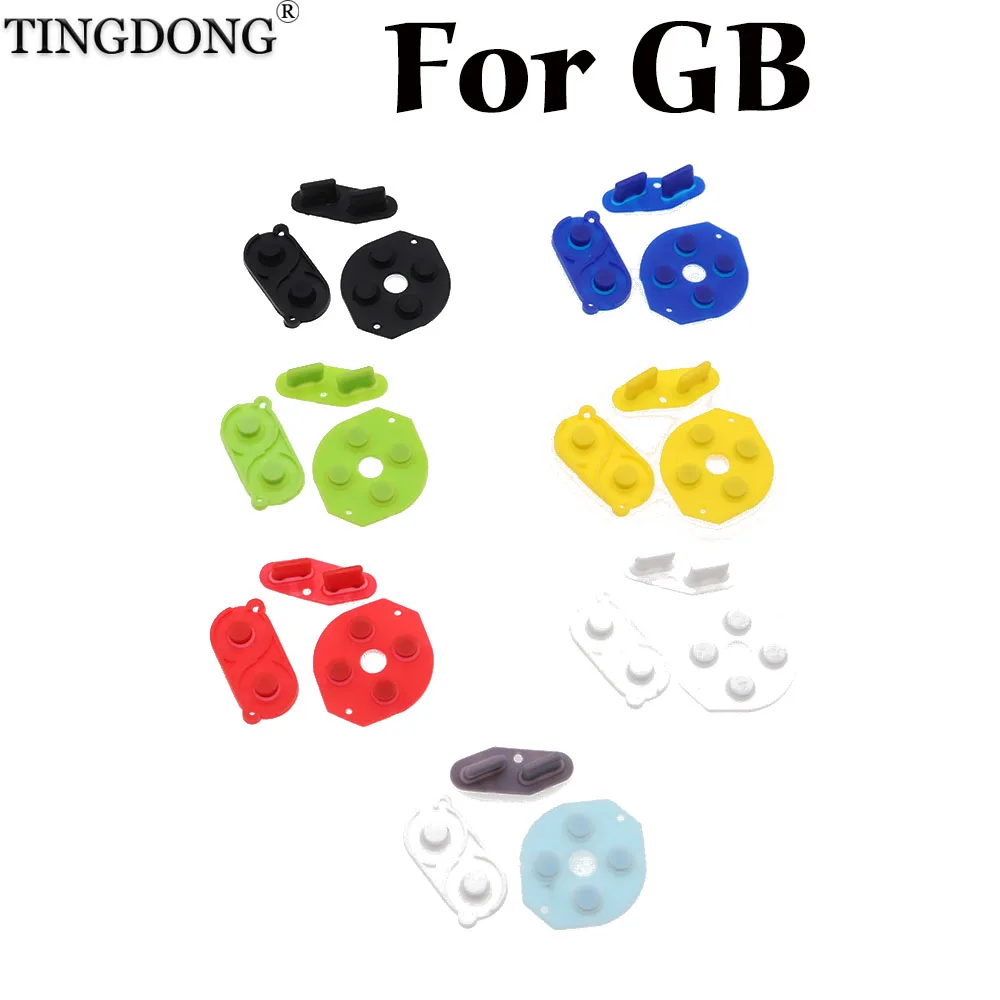 

Replacement D-Pad Button Conductive Rubber Pads for Gameboy Classic for GBO GB Fat DMG Direction A B Start Select Button