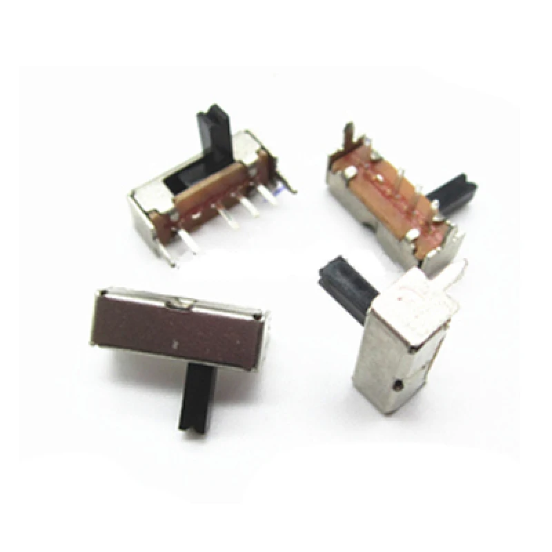 Interruptor lateral de palanca, 10 Uds., SK13D07, Mini Interruptores deslizantes