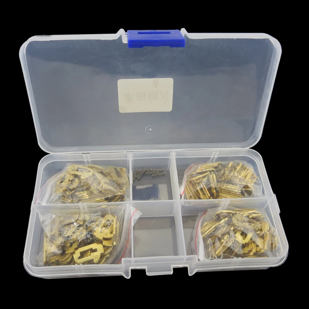 CHKJ Für Toyota Camry Corolla TOY43 Auto Lock Reed Platte KEINE. 1.2.3.4 Lock Reed Locking Platte Kit Jeder 50PCS Frühjahr Als Geschenk