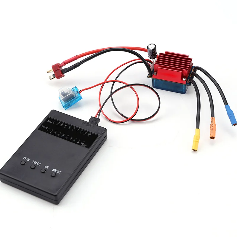 Nowy Rc 25A / 35A ESC bezszczotkowy ESC 2S wodoodporny pyłoszczelny elektroniczny kontroler prędkości z kartą programową do 1/16 1/18 RC Car