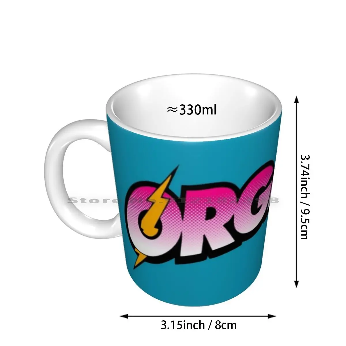 Orgazmo Ceramic Mugs Coffee Cups Milk Tea Mug Orgazmo Movie Movies Sexy Sex Superheroe Hero Comedy Film Films Choda Boy Cult