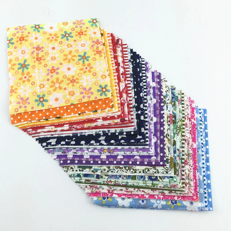 Booksew 30/50 Pcs/Lot 10x10cm Randomly Charm Packs No Repeat Tissue Telas De Algodon Para Patchwork 100% Cotton Fabric,Thin