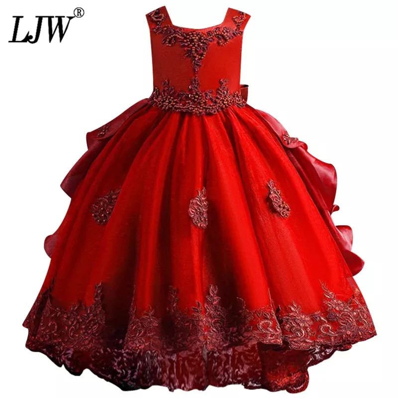 New christmas baby girl dress for girls Gorgeous elegant birthday party dress girl dress Baby girls clothes for Opening Ceremony