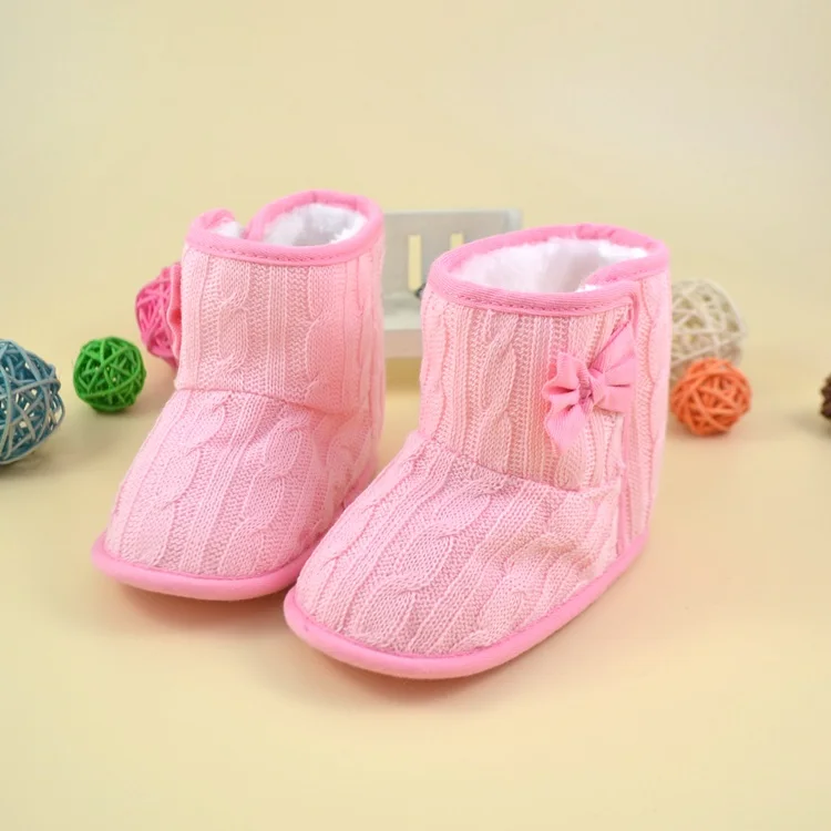 Newborn Shoes Warm Socks Toddler Boots Winter First Walker Baby Girls Boys Soft Sole Snow Booties Unisex Crib Shoes Zapatos Bebe