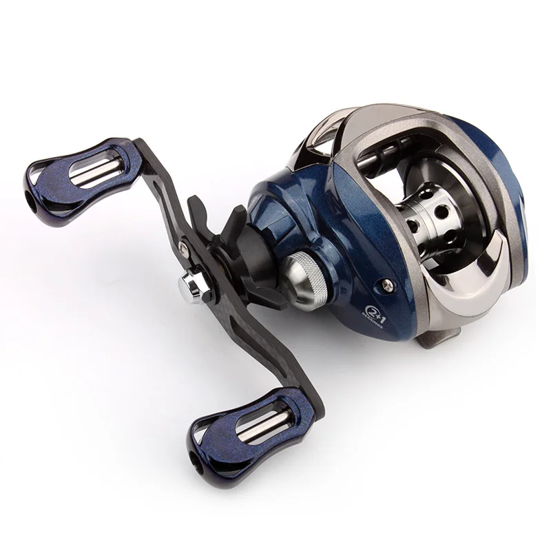 RUKE 1pc Fishing Reel Handle Knob Carbon Fiber Suit Dai Reel Length 35mm Weight 3.7g Include 2pcs Bearings 4pcs Washers DIY Reel