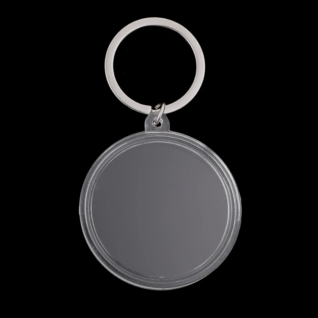 Coin Holder Keychain 40mm Souvenir Commemorative Coin Keyring Collection Box Key chains