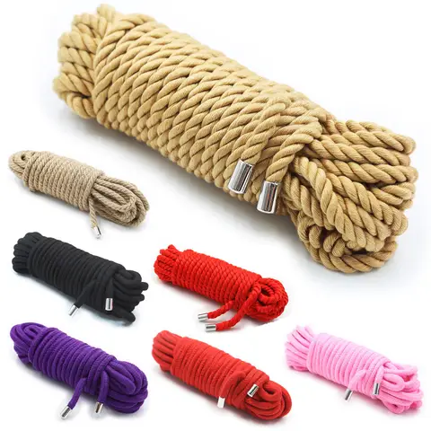 Wysokiej jakości japońska lina bondage erotyczna Shibari Akcesorium do wiązania wiązań do wiązania zabawnych ról niewolników