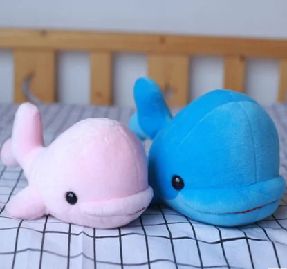 

creative dolphin plush toy lovely cartoon whale soft doll kids toy decoration birthday gift h1100