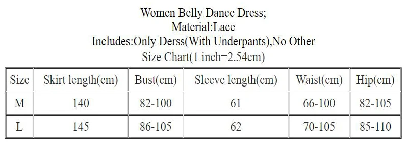 Belly Dance Dress Female Adult Elegant Lace Long Skirt profession Practice Clothes Woman Competition Performance Clothing