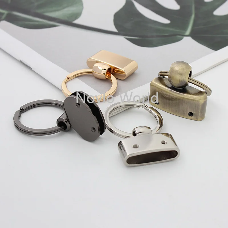 5-20 pieces 25mm Durable metal turn key ring DIY handbags tarnishing 1 inch rotatable key ring for purses crafts sewing