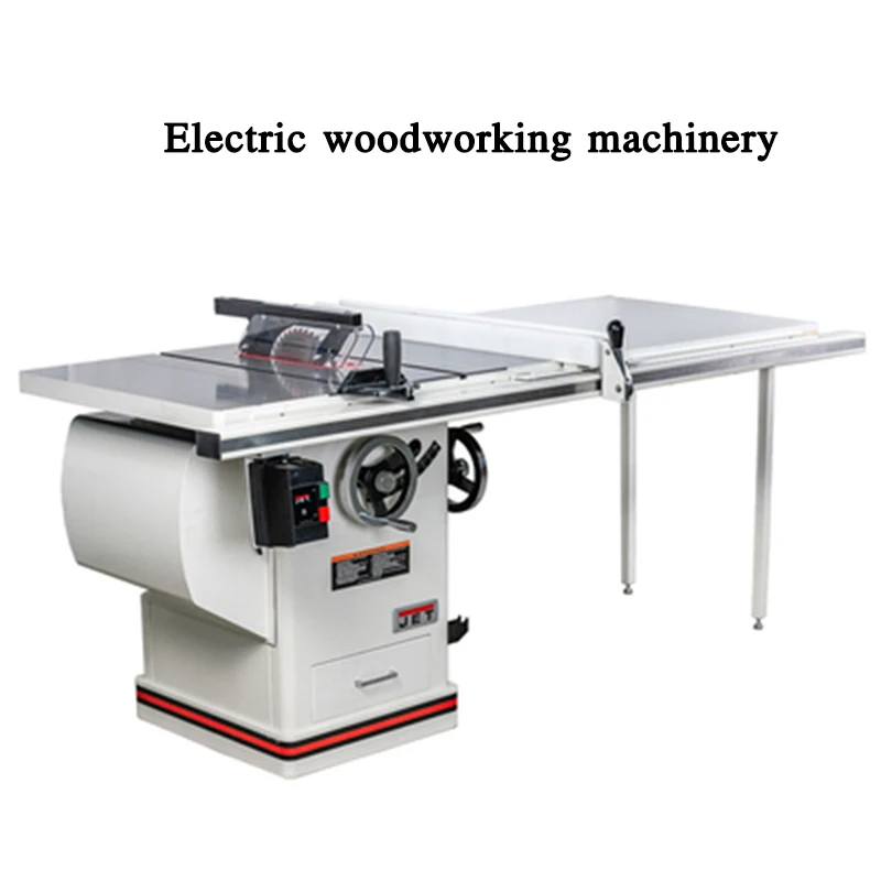 230V 10 Inch Industrial Grade Table Saw Electric Woodworking Machinery Workbench Push-pull 708674PK Cast Iron Table Saw Machine