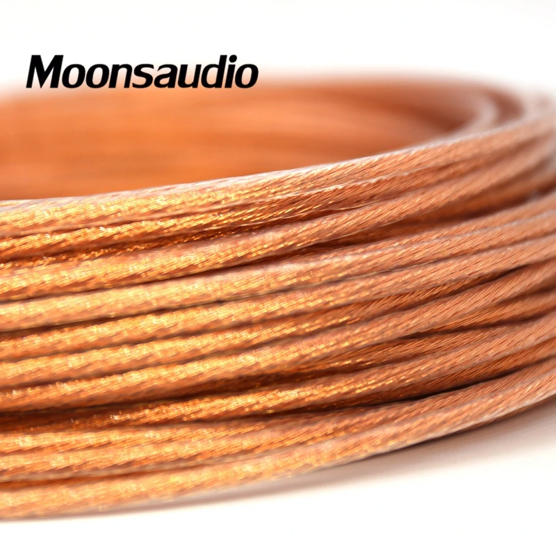 Acrolink 4Mm Kabel Kawat OCC 5N Kemurnian Tinggi 11AWG Kabel Daya Tembaga DIY Jalur Peningkatan Amplifier Audio Hifi