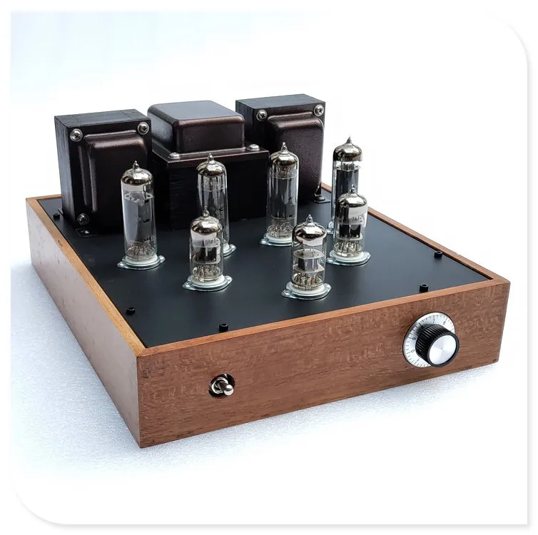 

6P14 push-pull tube power amplifier tube 15W*2 35HZ-20KHZ distortion: ≤0.5% 3-band audio equalization/Stereo Push-Pull Class A