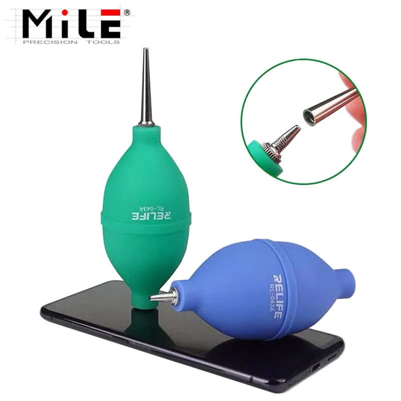 MILE 2In1 Dust Cleaner Air Blower Ball for Phone Repair PCB PC Keyboard Camera Lens Dust Removing Tool