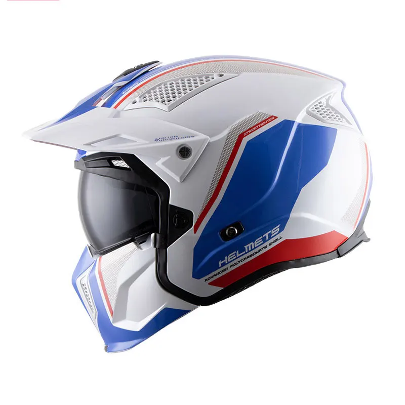 Authentic Profession Motorcross off-road motorcycle helmet men personality full face locomotive pull four highway safety helmet