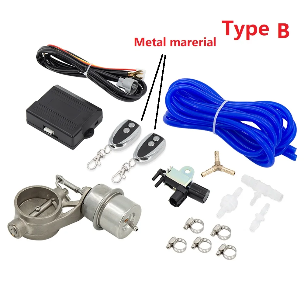 

3.0 Inch Exhaust Cutout Vacuum Pump Vacuum Valve Control Unit with Exhaust Vacuum Control Solenoid Valve and remote Control