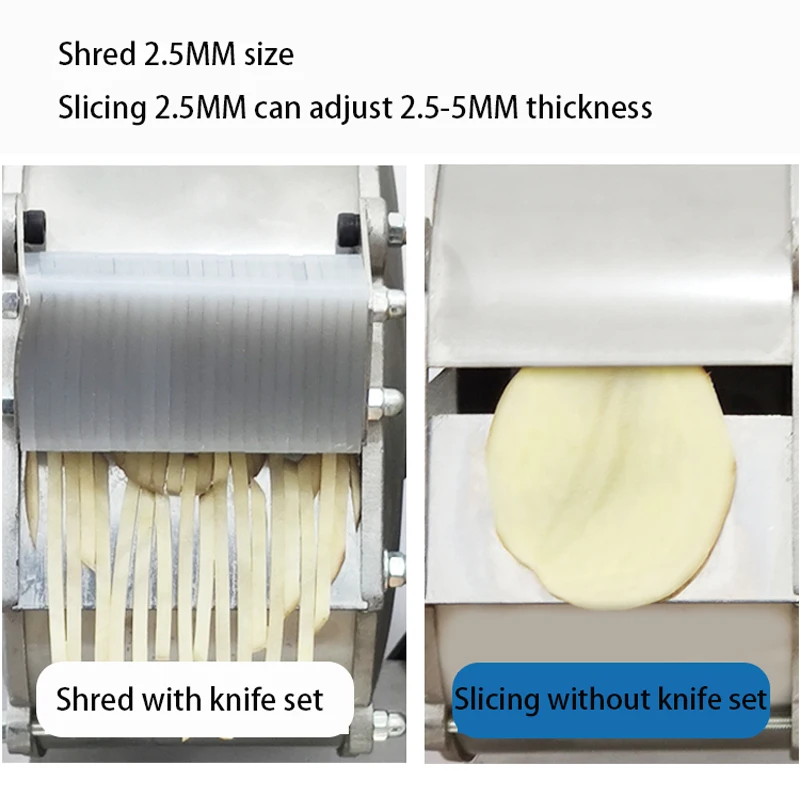 Komercyjna elektryczna krajarka do warzyw krajalnica do kapusty rozdrabniacz do żywności tarka ze stali nierdzewnej kuchnia cebula marchewka ziemniaczana kromka dicin