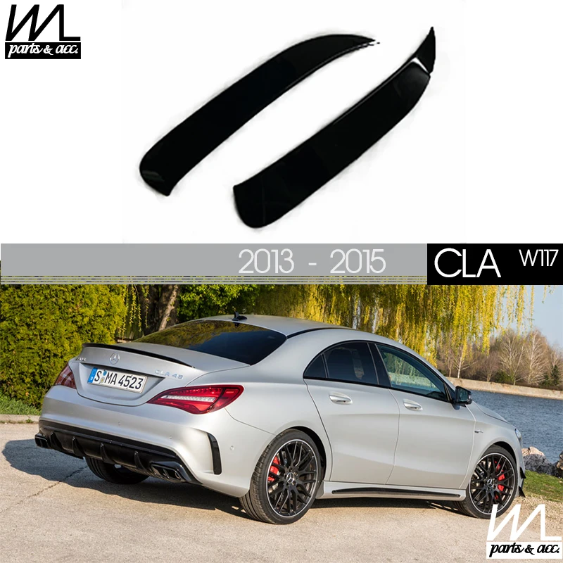 

W117 сплиттер для заднего бампера Mercedes CLA Class C117 X117 CLA45 & ANG Package 2013 - 2015