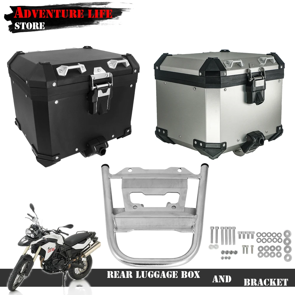 Motorcycle Aluminum Top Case Rear Luggage Box Support Saddlebag Bracket For BMW F800GS F 800GS Adventure F800 GS 2009-2017 GSA