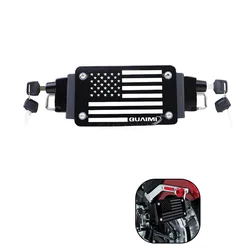 Universal Motorcycle License Plate Brackets Helmet Lock ATV Bloqueo De Casco For Harley For Honda For BMW For Yamaha For Ducati