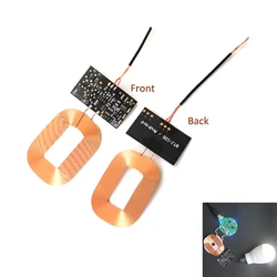 1PC Wireless Charger Receiver Module PCBA Board Coil QI for Universal Android Diy Mobile Phone Built-in Modification