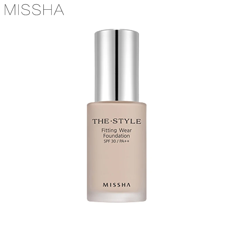 

MISSHA The Style Fitting Wear Foundation 30ml Base Face Liquid Cream Full Coverage Concealer Korea Cosmetics