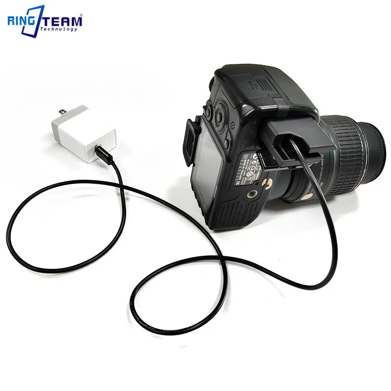 Type c Power Adapter EP-5A DC Coupler EN-EL14 Dummy Battery for Nikon D5600 D5500 D5300 D5200 D5100 D3300 D3400 P7700 P7100