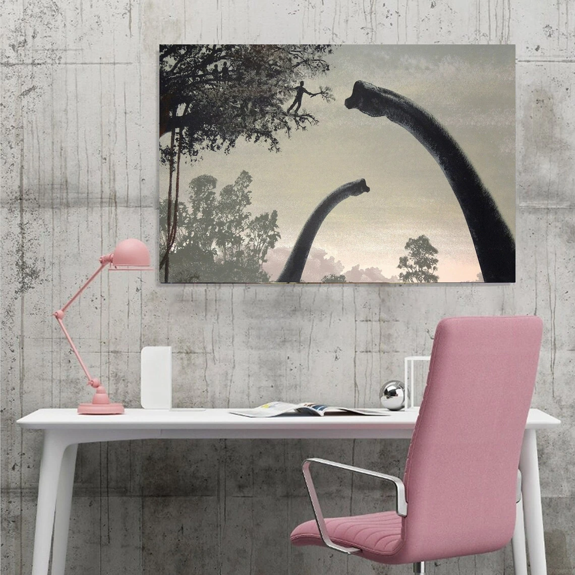 Jurassic Park Movie Poster Woondecoratie Muurschildering (geen frame)