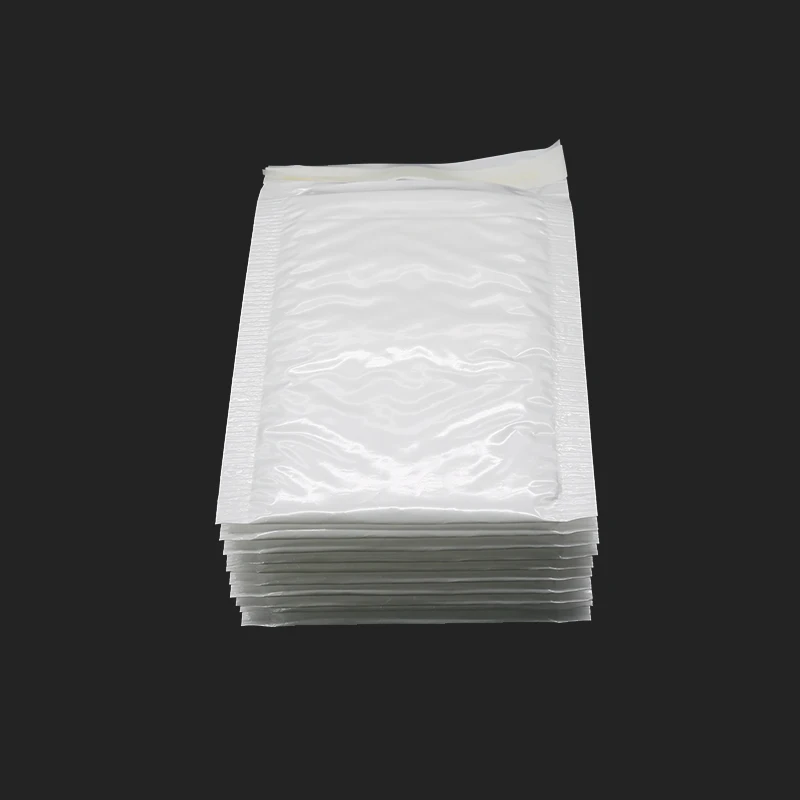 50 pz (11*15cm + 4cm) busta a membrana perla bianca impermeabile e antiurto Bubble Bag Mailing cancelleria per ufficio aziendale