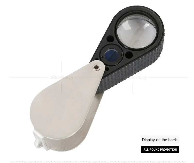 10x 25x Jewelry Loupe Magnifier LED Lighted Magnifying Glass with UV Light For Jewelry Diamonds Coins Stamps Rocks