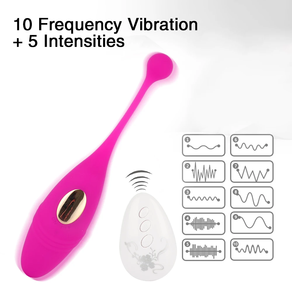 Wireless Remote Control Vibrating Bullet Eggs Vibrator Sex Toy for Woman Rechargable Clitoris Stimulator Vaginal Balls Vibrator