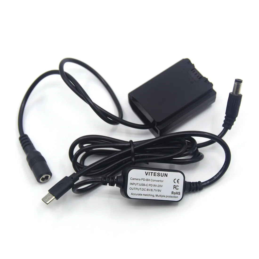 USB نوع C USB-PD محول إلى كابل الطاقة + NP-FZ100 الدمية بطارية لسوني ألفا A9R A9S A7C 7M3K A6600 A7R5 7RM3 FX30 A7R5 A7M4