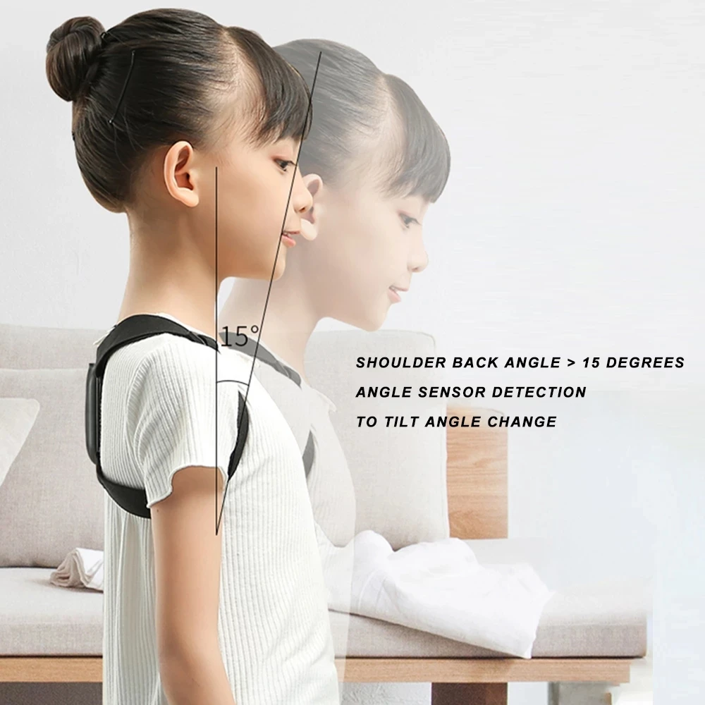 Smart Posture Corrector Invisible Correction Belt Reminder Adult Child Sitting Posture Hunchback Back Smart Sensor Orthosis New