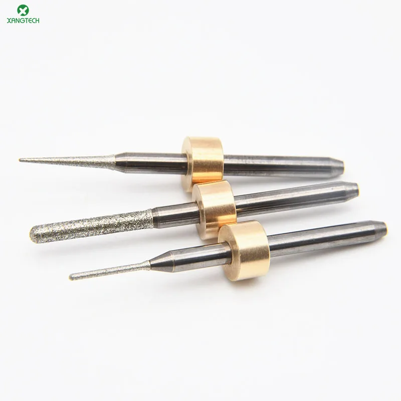 Dental Imes Icore 250i Emax Milling Burs 0.6/1.0/2.5mm Lithium Disilicate Ceramic Blocks Tools