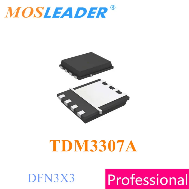 

Mosleader TDM3307A DFN3X3 100 шт. 500 шт. 1000 шт. TDM3307 30В 24A P-канальные китайские MOSFET высокого качества