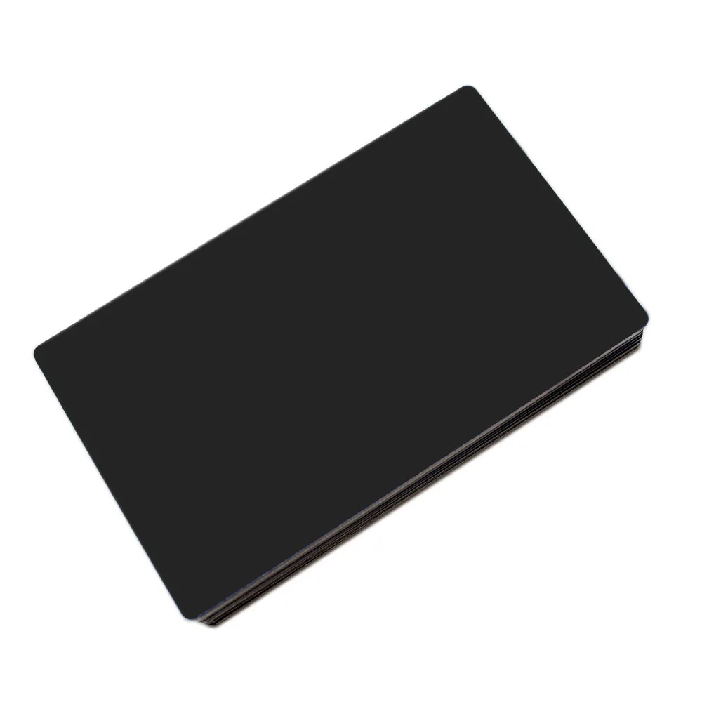 10 Pcs Blank Metal Card 100x60x1mm Anodized Aluminum Plate for DIY Laser Printing Engraving