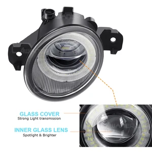 2 x Auto Nebellicht für Nissan Micra 4. März/IV (K13) Fließheck 2010-2018 30W Angel Eye Drl Zirkulationslicht H11 12 Hauptverkäufe Nissan March Mile Lighthouse - №8