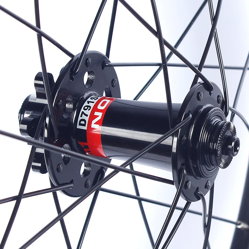 20 inch carbon fiber bicycle wheel set 451 / 406 disc brake bearing 50mm 7-11speed 24H 100x135mm ultra-light foldable bike wheel