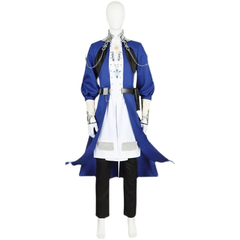 COS-HoHo [مخصص] بدلة ألعاب أنيمي فاينل فانتاسي XIV FF14 Alphinaud Leveilleur زي وسيم زي تنكري جديد للهالوين