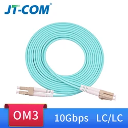 10g om3 lc UPC-LC upc multimodo duplex 2.0mm 3.0mm cabo de remendo de fibra óptica cabo de remendo de fibra lc cabo de fibra óptica