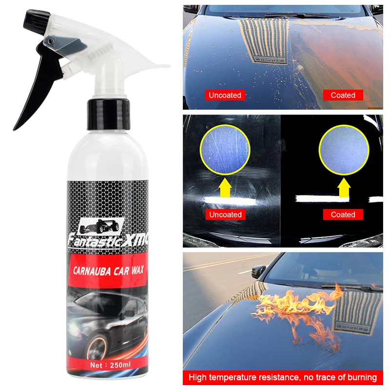 250ml Ceramic Car Coating Auto Detailing Products Nano Liquid 9H Spray Polish Wax Film Paint Care Protector Kit Accessories