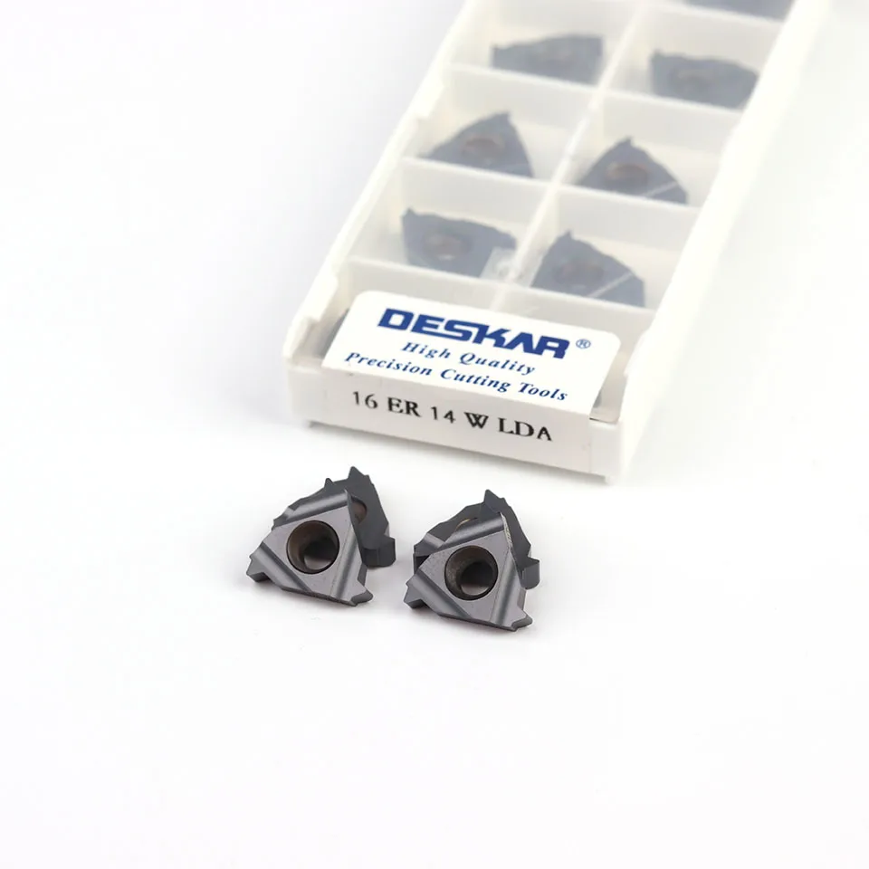 DESKAR 16ER 16IR 8W 10W 11W 12W 14W 16W 18W 19 20W LDA Chất Lượng Cao Carbide Ren Lắp Tiện Bằng Máy CNC P.M.K Dụng Cụ Xoay