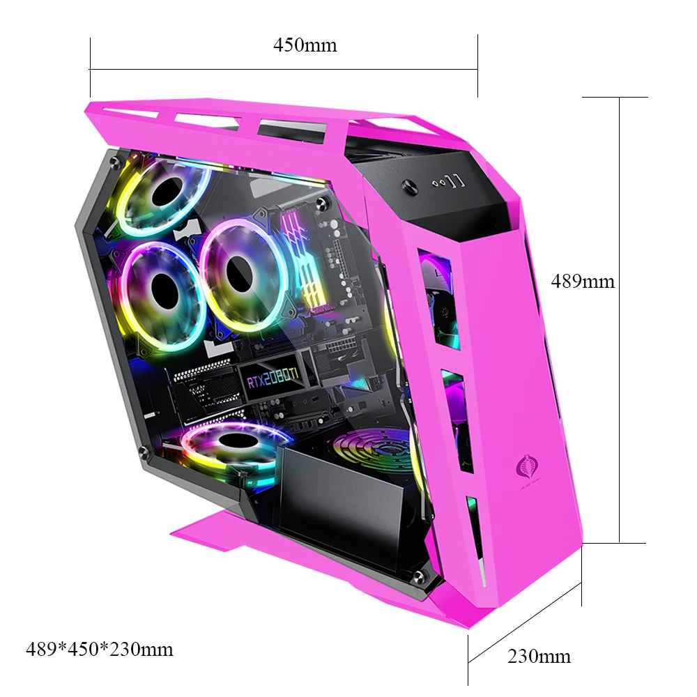 Matx Mohterboard Fai da Te Ventilatore Del Dispositivo di Raffreddamento Caso Del Desktop Custmized Mide Torre Micro-Atx Computer da Gioco Custodie