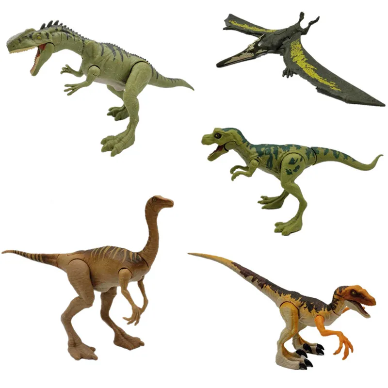 Dinosaur Tyrannosaurus Rex Monolophosaurus Pteranodon Gallimimus Simulation Model Joints Movable Action Figure Ornament Toys