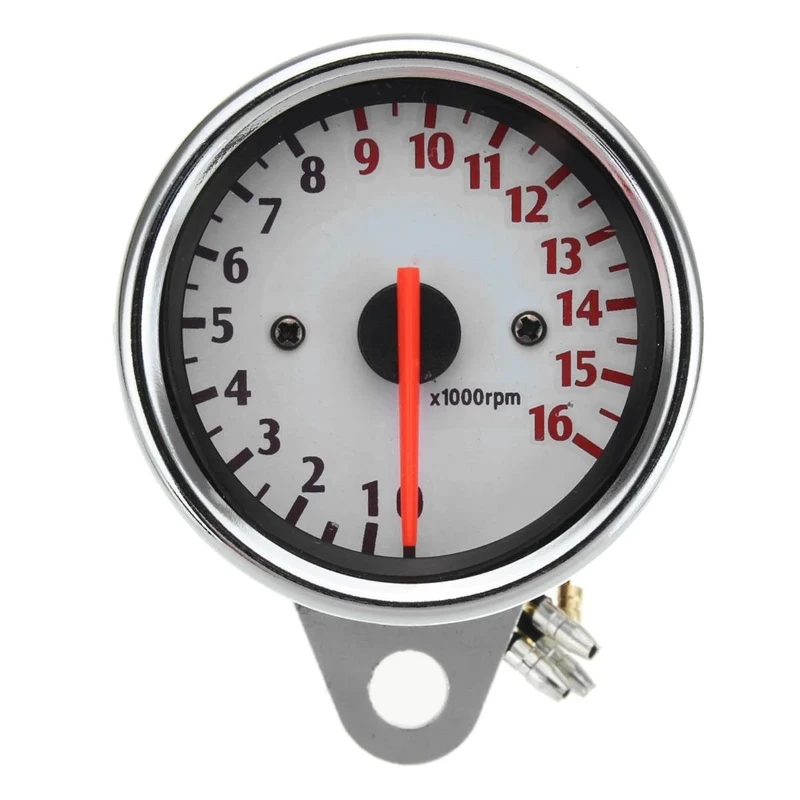 Universal 12V 16000 RPM Waterproof Motorbike Speedometer 2 4 Stroke Motorcycle Mechanical Tachometer Gauge For 1 2 3 Cylinders