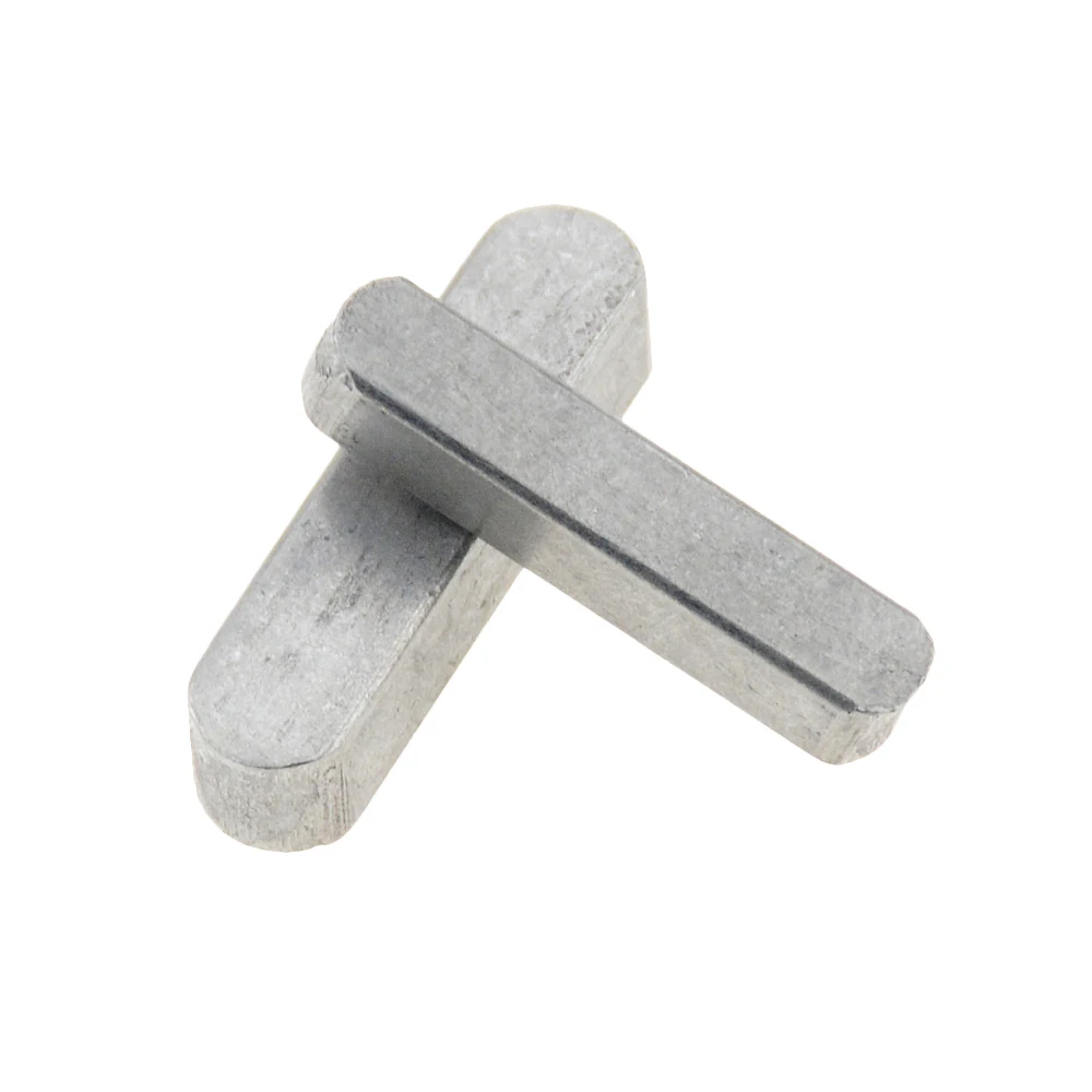 60PCS/Box Type A Round Ended Feather Key Parallel Drive Shaft Keys Set 3mm 5mm 6mm 8mm 10mm 12mm Hardware